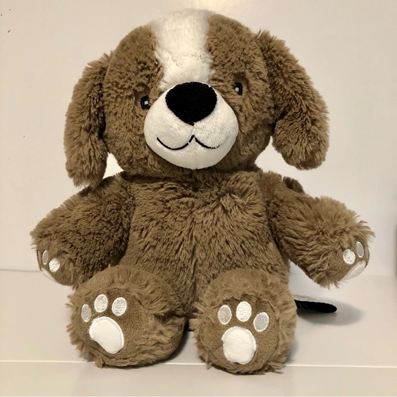 little miracles Other - Little Miracles Puppy Dog Plush Baby Cuddle Stuffed Animal Brown White Costco